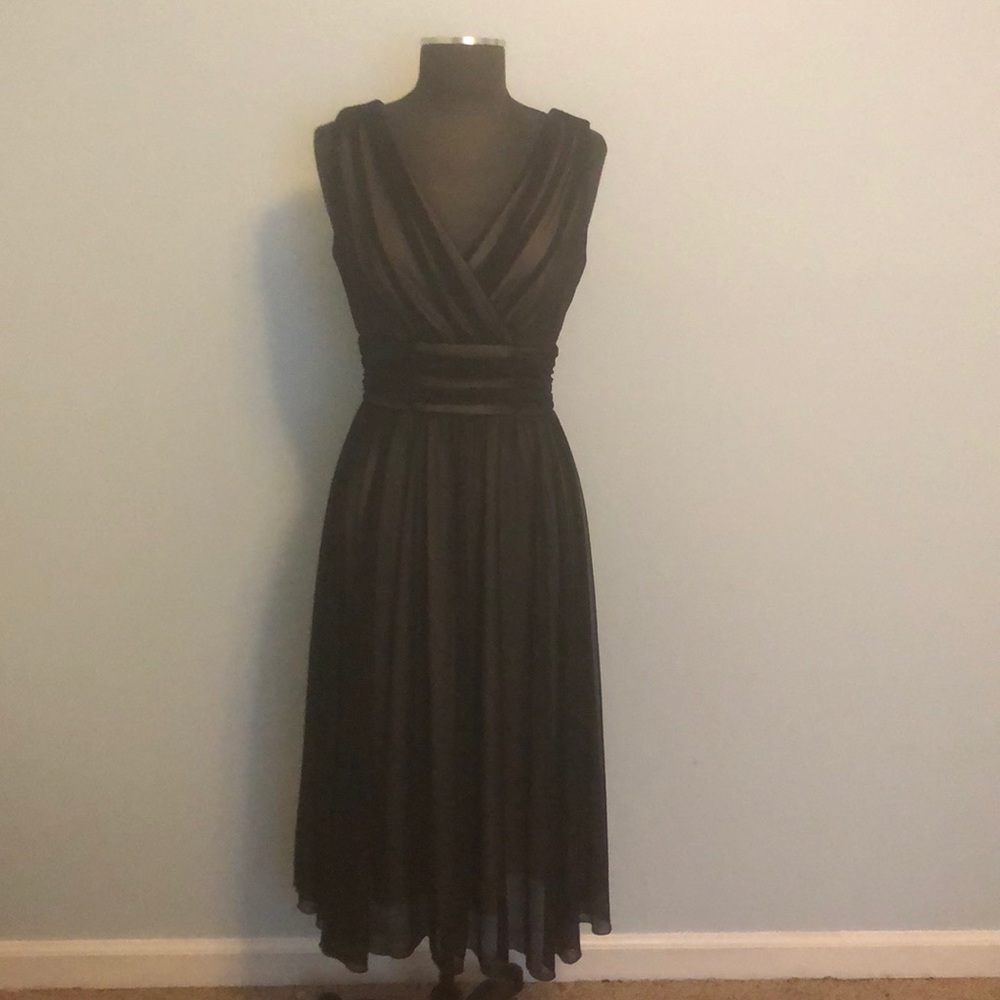 Pinup/rockabilly Black mesh fully lined dress
